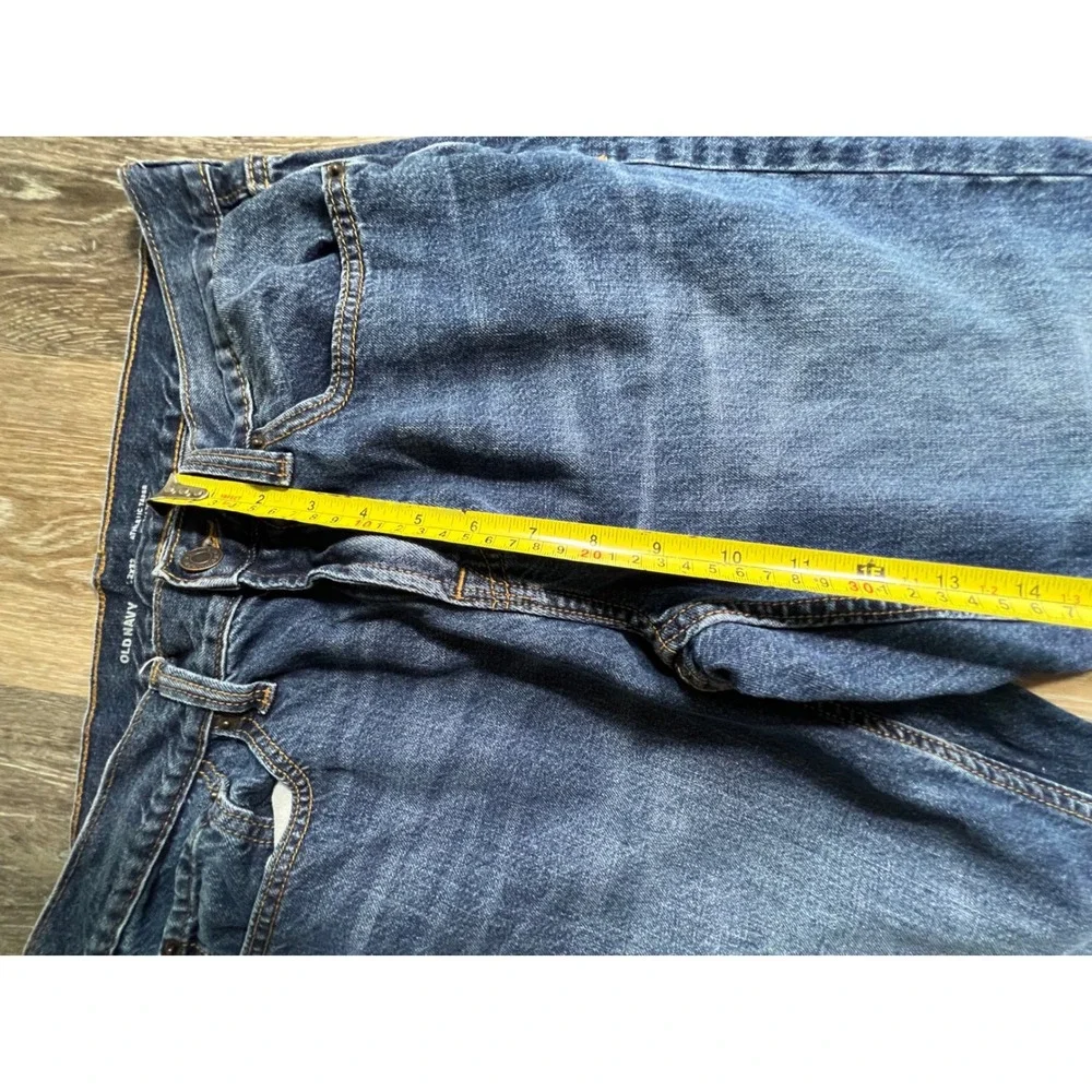 Old Navy Athletic Taper Jeans Mens 32x32 Blue Built-In Tough Denim Pants
